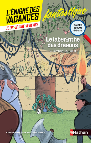 Enigme des vacances : Le labyrinthe des dragons CE2/CM1