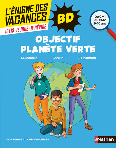 Enigme des vacances BD - Objectif planète verte