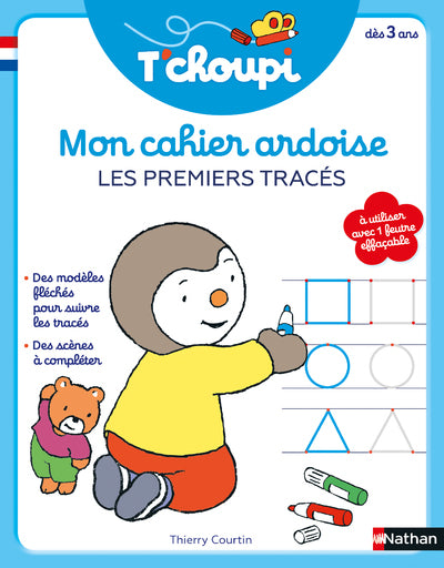 T'choupi mon cahier ardoise effaçable