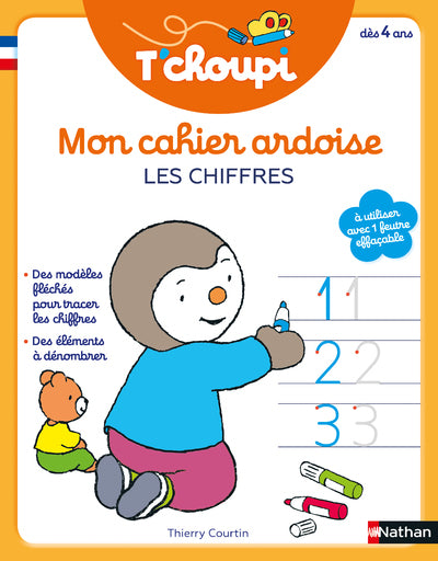 T'choupi mon cahier ardoise effaçable