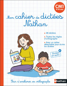 Mon cahier de dictées Nathan CM1