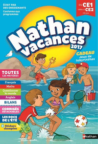 Nathan Vacances primaire - Du CE1 vers le CE2 - Cahier de vacances