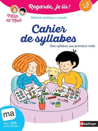 Cahier de syllabes et des premiers mots dès 5 ans
