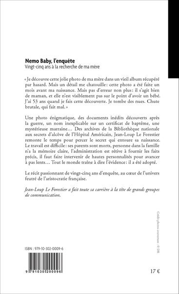 Nemo Baby, l'enquête