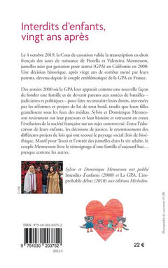 Interdits d'enfants, vingt ans après: GPA EN FRANCE