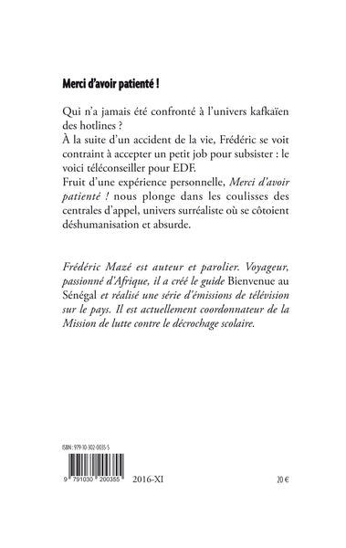 Merci d'avoir patienté !