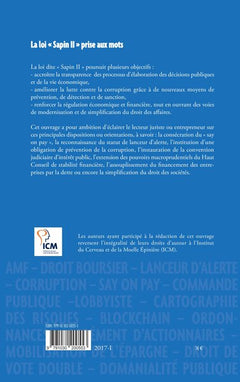 La loi "Sapin II" prise aux mots