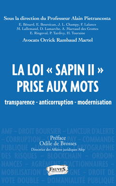 La loi "Sapin II" prise aux mots