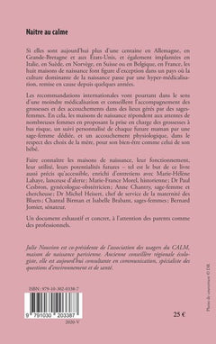 Naître au calme