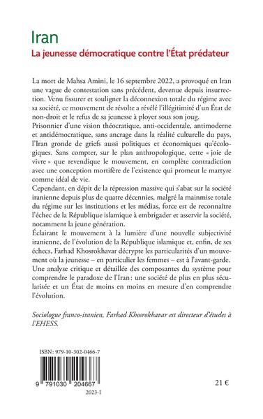 Iran: La jeunesse démocratique contre l'État prédateur