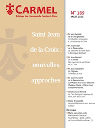 Revue Carmel  n°189 Mars 2026 - Saint Jean de La Croix : Saint et docteur