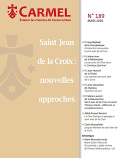 Revue Carmel  n°189 Mars 2026 - Saint Jean de La Croix : Saint et docteur