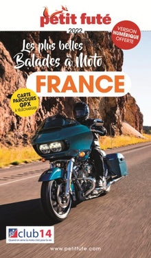 Guide balades à moto France 2022 Petit Futé