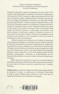 Histoire naturelle de l'architecture