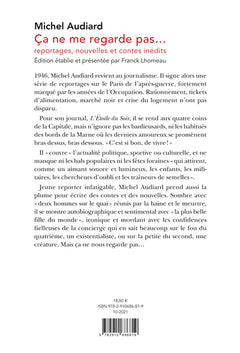 Ça ne me regarde pas…