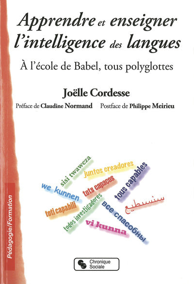 Apprendre et enseigner l'intelligence des langues à l'école de Babel, tous polyglottes