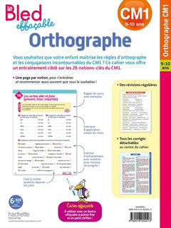 Le BLED Effaçable Orthographe CM1