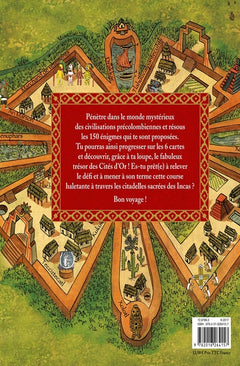 Le trésor des cités d'or - livre avec cartes et loupe