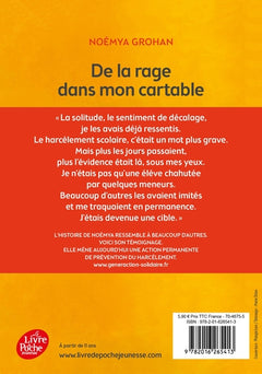 De la rage dans mon cartable