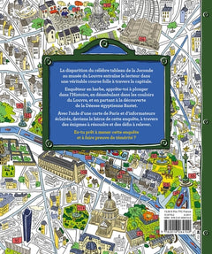 Disparition à Paris - livre avec carte