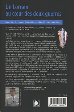 Un lorrain au coeur des deux guerres