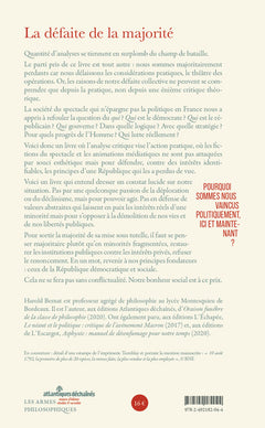La défaite de la majorité