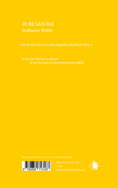 Je ne sais pas