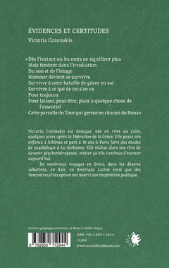 Évidences et certitudes