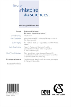 Revue d'histoire des sciences 2/2024