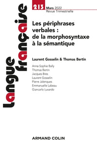 Les périphrases verbales : de la morphosyntaxe à la sémantique