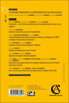 Revue d'économie régionale et urbaine Nº2/2025