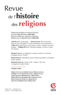 Théologie politique et sciences sociales : Autour d'Eri