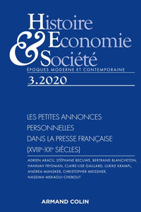Histoire, Economie et Société 3/2020
