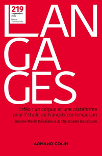 Orféo : un corpus et une plateforme pour l'étude du français contemporain