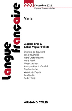 Langue française Nº220 4/2023