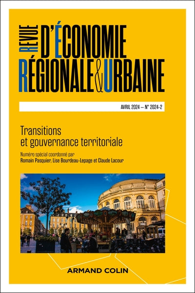 Revue d'économie régionale et urbaine Nº2/2024