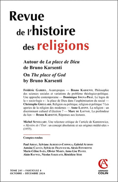 Revue de l'histoire des religions - Nº4/2024