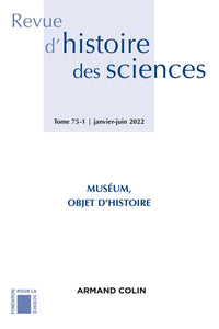 Revue d'histoire des sciences