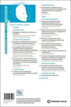 Carrefours de l'éducation n°60 (2/2025)