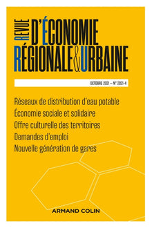 Revue d'économie régionale et urbaine Nº4/2021 Varia