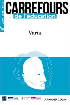 Carrefours de l'éducation n°61 (1/2026)