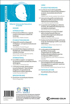 Carrefours de l'éducation n°58 (2/2024)