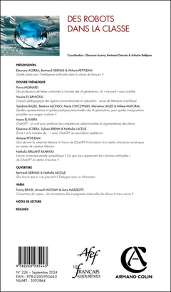 Le français aujourd'hui Nº226 3/2024