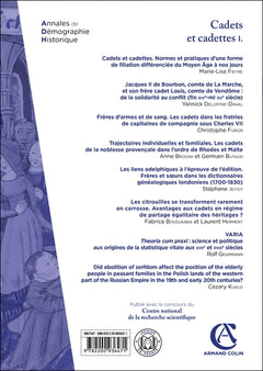Annales de démographie historique n°1/2025