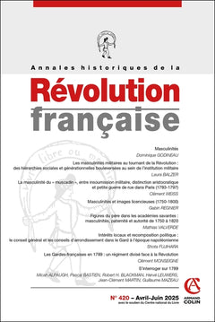 Annales historiques de la Révolution française Nº420 2/2025
