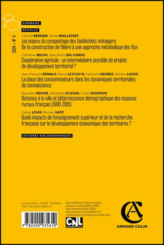 Revue d'économie régionale et urbaine Nº4/2024