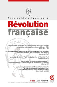 Annales historiques de la Révolution française Nº396 2/2019 Varia