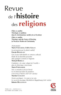 Fides ex auditu Théologie et audition dans le christianisme