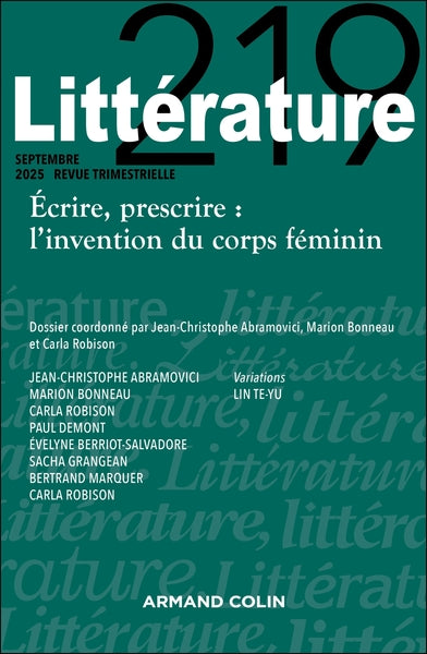 Littérature Nº219 3/2025