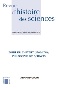 Revue d'histoire des sciences 2/2021